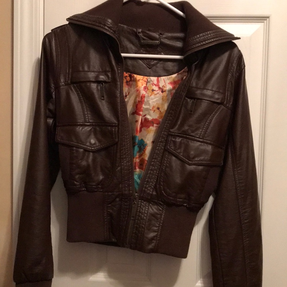 Leather jacket